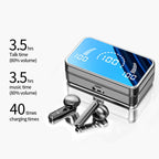 LED Wireless Bluetooth Sport Earbuds with Mic & Long Battery