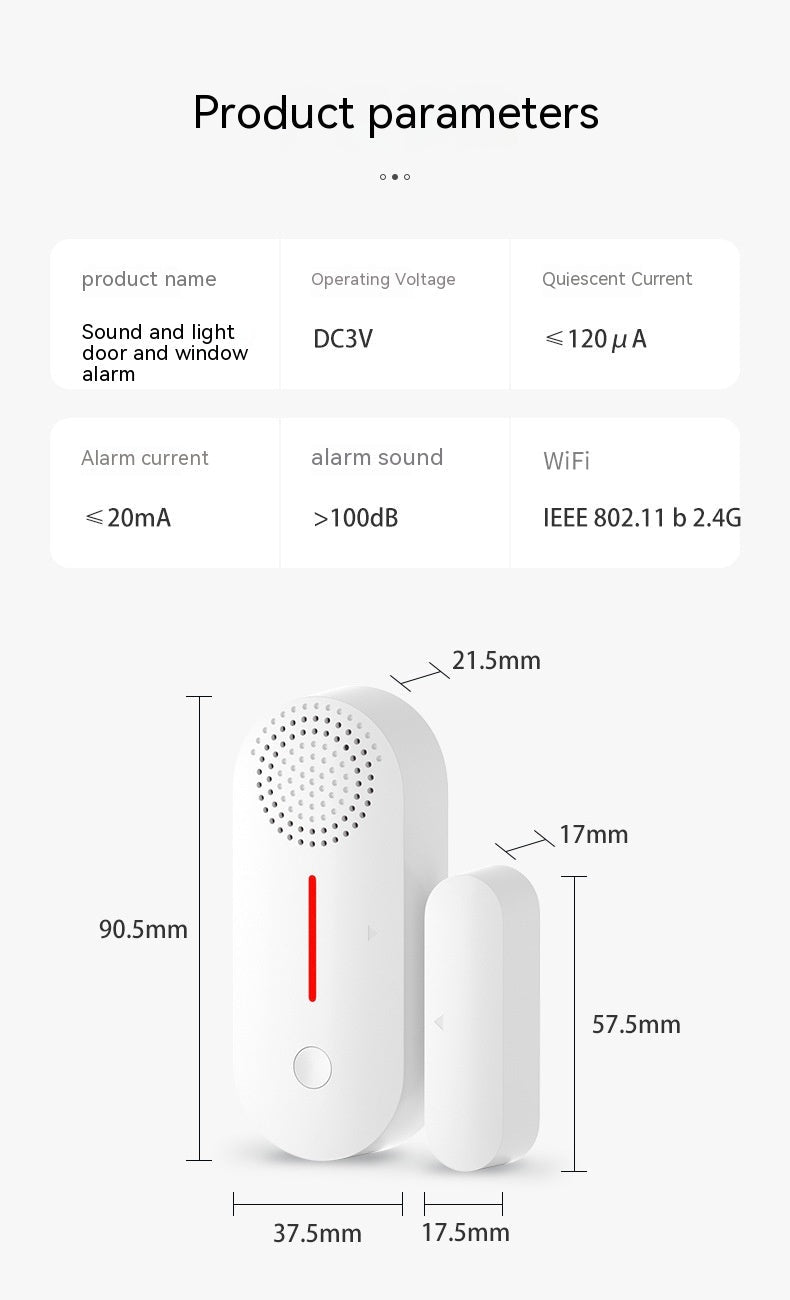 Tuya Smart WiFi Door and Window Sensor